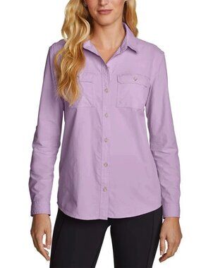NEW Eddie Bauer Womens Mountain Ripstop Shirt XXL NWT UPF 50+ Hiking Travel
